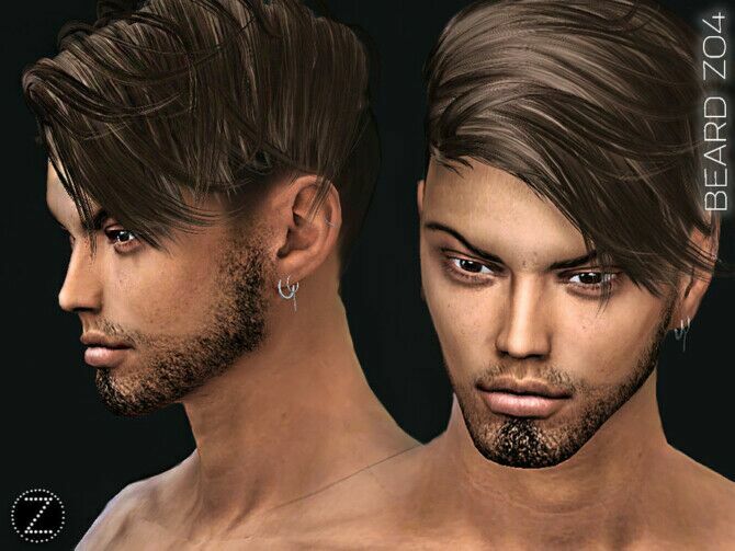 Beard Z04 By Zenx 1 Beard Z04 By Zenx Sims 4 CC