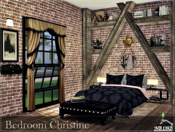 Bedroom Christine By Nobody1392 1 Bedroom Christine By Nobody1392 Sims 4 CC