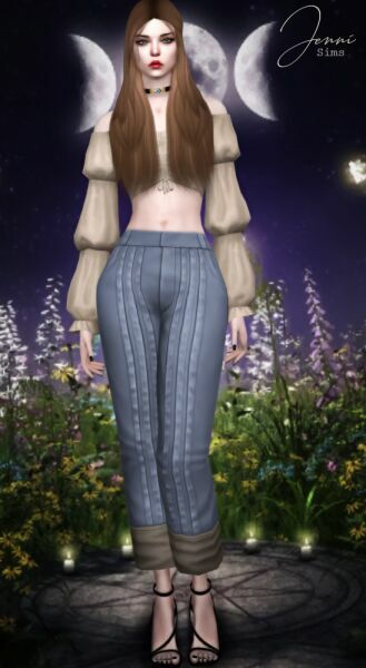 BGC Pants Lines Front At Jenni Sims 1 BGC Pants Lines Front At Jenni Sims Sims 4 CC