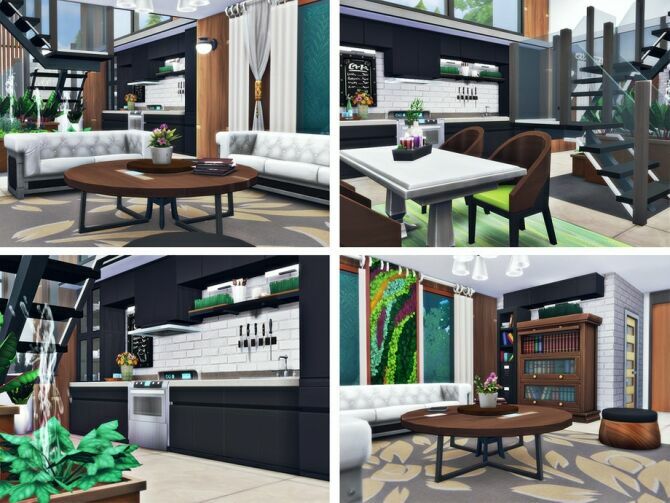 Cameran House By Rirann 2 sims 4 cc cameran house by rirann 4