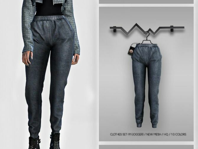 Clothes SET-91 Jogger BD346 By Busra-Tr 1 Clothes SET-91 Jogger BD346 By Busra-Tr Sims 4 CC