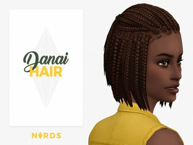 Danai Hair By Nords 1 Danai Hair By Nords Sims 4 CC