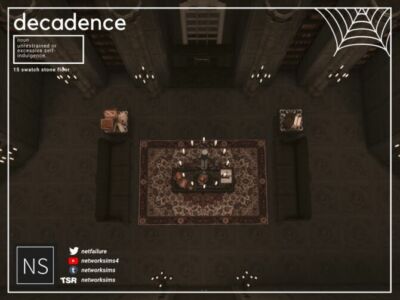Decadence Stone Floor By Networksims Sims 4 CC
