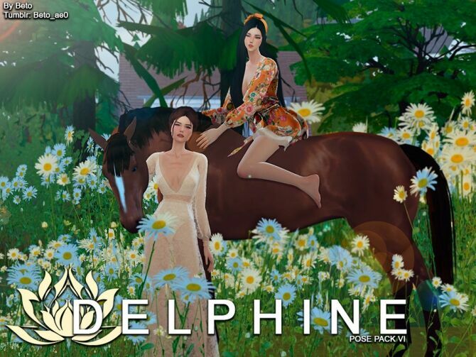 Delphine VI Pose Pack By Beto_Ae0 1 Delphine VI Pose Pack By Beto_Ae0 Sims 4 CC