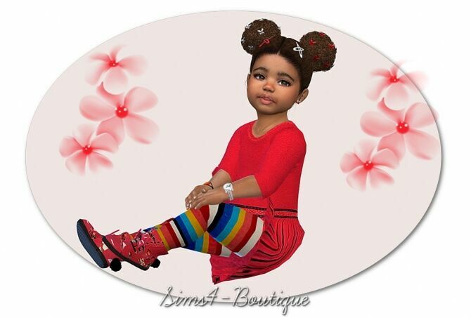 Designer SET For Toddler Girls 2710 At Sims4-Boutique 4 sims 4 cc designer set for toddler girls 2710 at sims4 boutique 3