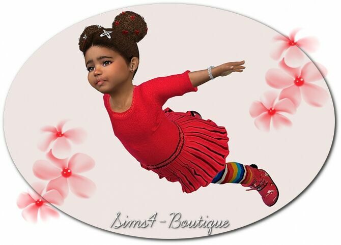 Designer SET For Toddler Girls 2710 At Sims4-Boutique 2 sims 4 cc designer set for toddler girls 2710 at sims4 boutique 4