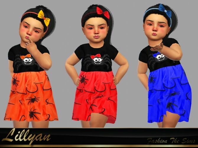 Dress Baby Kelly By Lyllyan 1 Dress Baby Kelly By Lyllyan Sims 4 CC