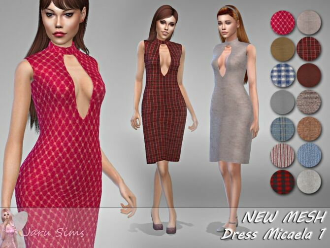 Dress Micaela 1 By Jaru Sims 1 Dress Micaela 1 By Jaru Sims Sims 4 CC