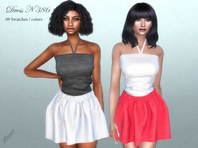 Dress N 386 By Pizazz 1 Dress N 386 By Pizazz Sims 4 CC