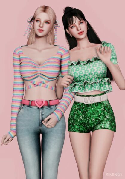 DUN DUN Dance Outfit At Rimings 4 sims 4 cc dun dun dance outfit at rimings 2