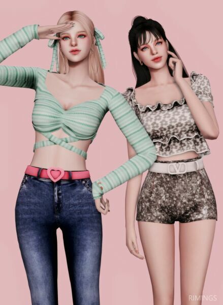 DUN DUN Dance Outfit At Rimings 3 sims 4 cc dun dun dance outfit at rimings 4