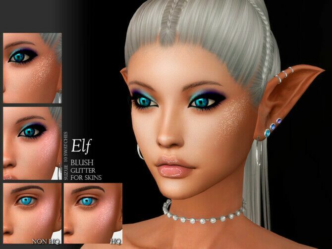 ELF Blush N14 By Suzue 1 ELF Blush N14 By Suzue Sims 4 CC