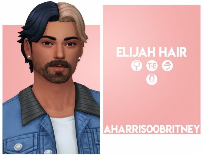 Elijah Hair At Aharris00Britney 1 Elijah Hair At Aharris00Britney Sims 4 CC
