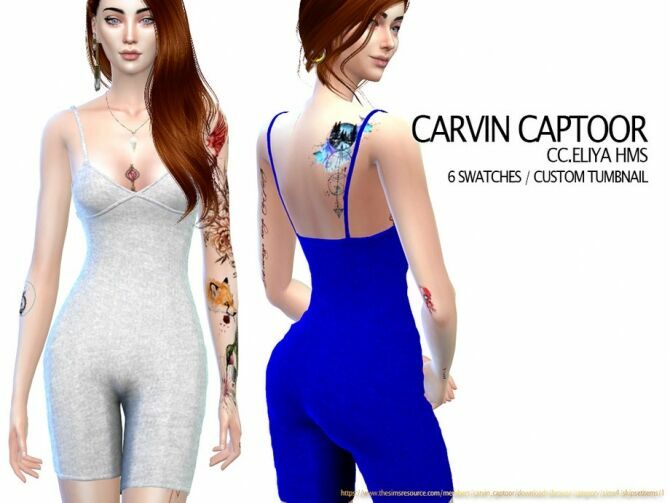 Eliya HMS Outfit By Carvin Captoor 1 Eliya HMS Outfit By Carvin Captoor Sims 4 CC