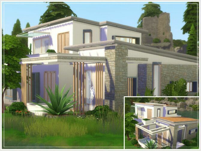 Empty Shell 3 House By Philo 4 sims 4 cc empty shell 3 house by philo 2