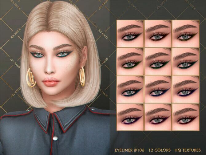 Eyeliner #106 By Jul_Haos 1 Eyeliner #106 By Jul_Haos Sims 4 CC