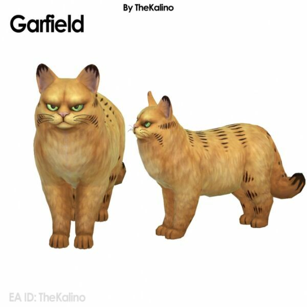 Garfield CAT At Kalino 1 Garfield CAT At Kalino Sims 4 CC