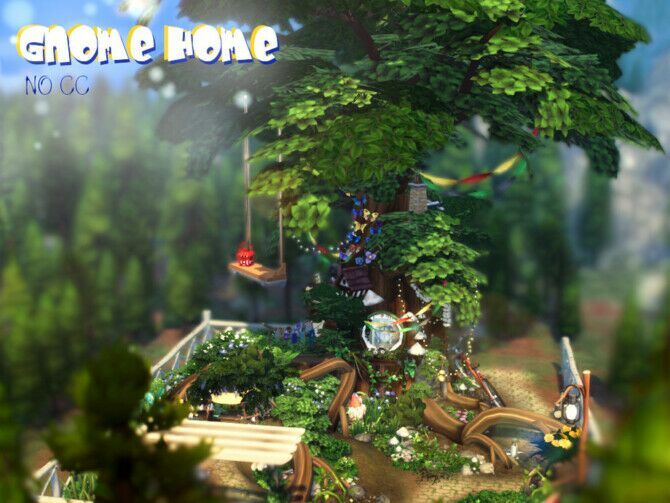 Gnome Home By Virtualfairytales 1 Gnome Home By Virtualfairytales Sims 4 CC