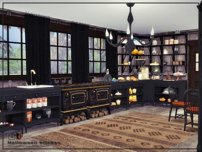 Halloween Kitchen By Danuta720 3 sims 4 cc halloween kitchen by danuta720 2