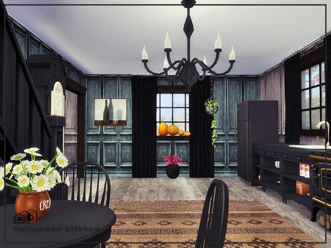 Halloween Kitchen By Danuta720 2 sims 4 cc halloween kitchen by danuta720 4