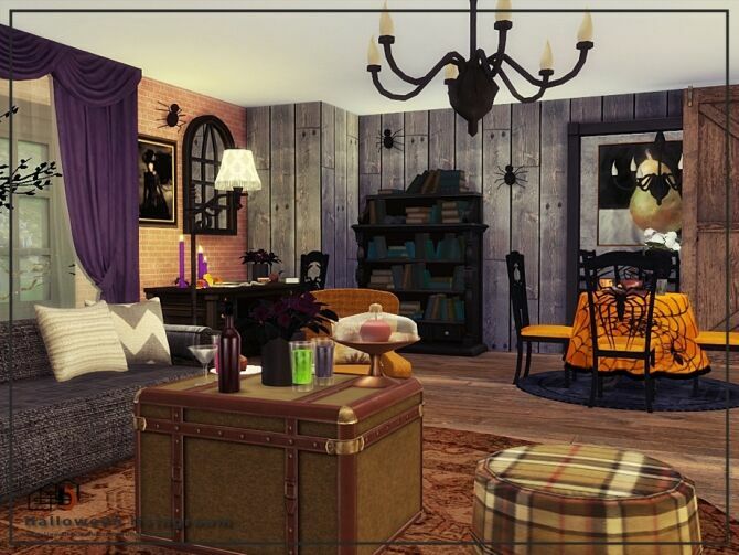 Halloween Livingroom By Danuta720 2 sims 4 cc halloween livingroom by danuta720 4