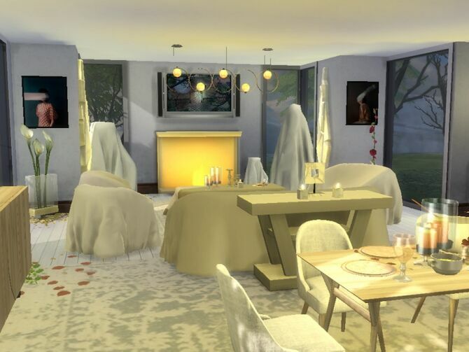 Halloween Open Space Room By Dasie2 2 sims 4 cc halloween open space room by dasie2 4