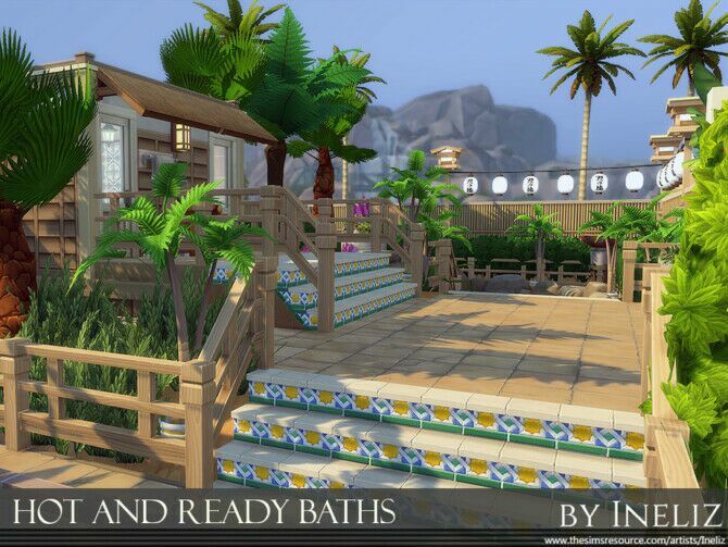 HOT And Ready Baths By Ineliz 1 HOT And Ready Baths By Ineliz Sims 4 CC