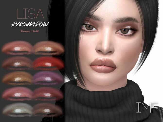 IMF Lisa Eyeshadow N.166 By Izziemcfire 1 IMF Lisa Eyeshadow N.166 By Izziemcfire Sims 4 CC