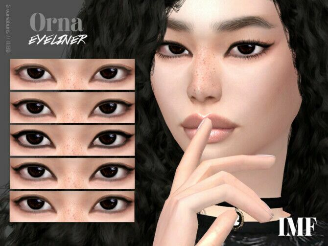 IMF Orna Eyeliner N.130 By Izziemcfire 1 IMF Orna Eyeliner N.130 By Izziemcfire Sims 4 CC