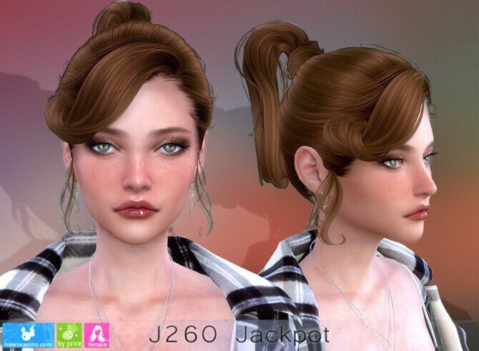 J260 Jackpot Hair (P) At Newsea Sims 4 2 sims 4 cc j260 jackpot hair p at newsea sims 4 2
