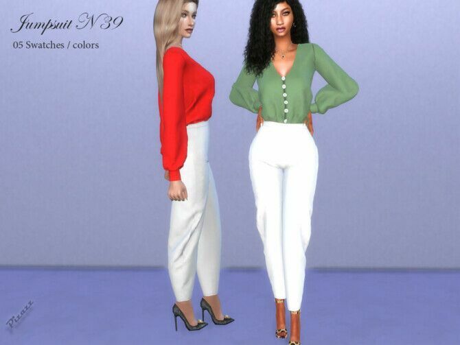 Jumpsuit N 39 By Pizazz 1 Jumpsuit N 39 By Pizazz Sims 4 CC