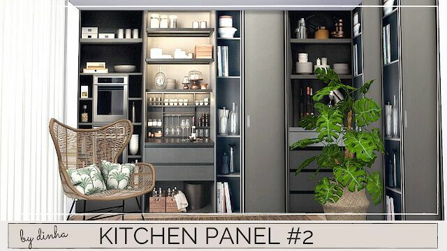 Kitchen Panel #2 At Dinha Gamer 1 Kitchen Panel #2 At Dinha Gamer Sims 4 CC