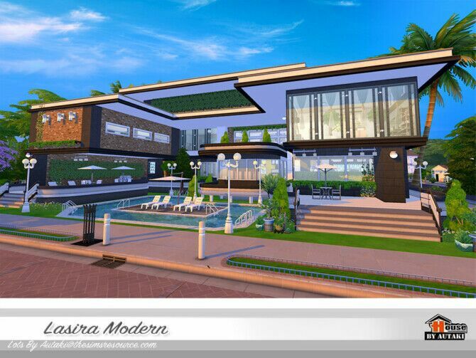 Lasira Modern Villa By Autaki 1 Lasira Modern Villa By Autaki Sims 4 CC