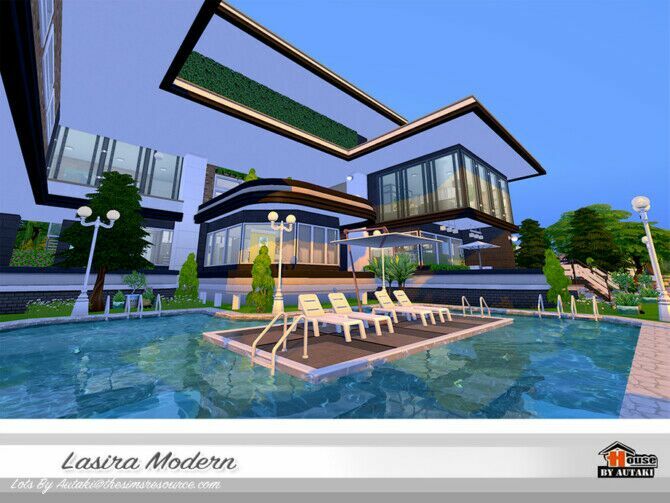 Lasira Modern Villa By Autaki 2 sims 4 cc lasira modern villa by autaki 3