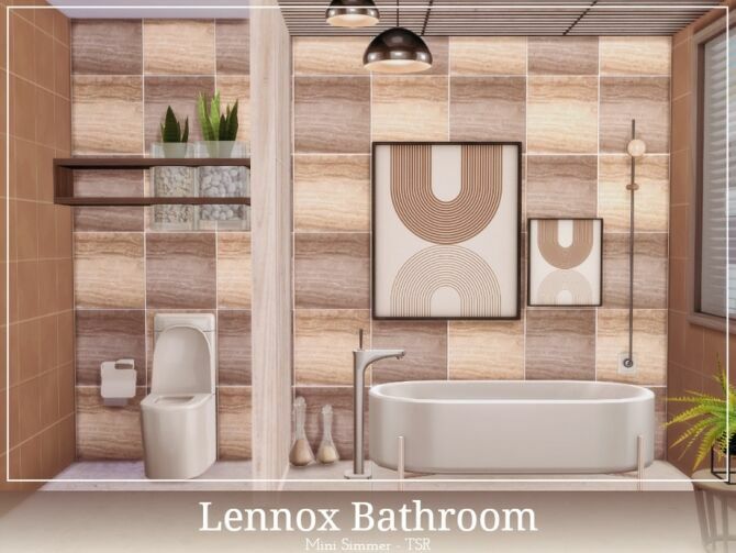 Lennox Bathroom By Mini Simmer 1 Lennox Bathroom By Mini Simmer Sims 4 CC