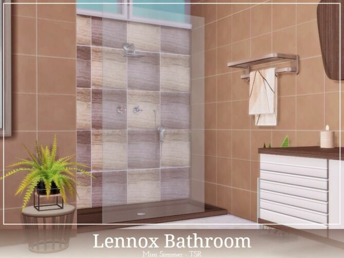 Lennox Bathroom By Mini Simmer 3 sims 4 cc lennox bathroom by mini simmer 2