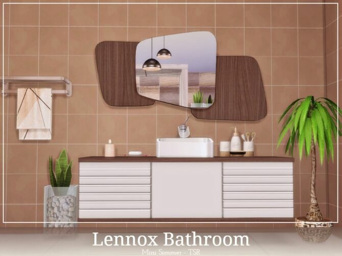 Lennox Bathroom By Mini Simmer 4 sims 4 cc lennox bathroom by mini simmer 3
