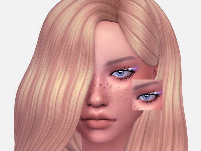 Lilac Eyeliner By Sagittariah 1 Lilac Eyeliner By Sagittariah Sims 4 CC
