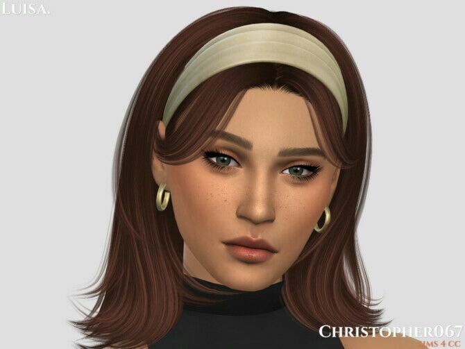 Luisa Earrings By Christopher067 2 sims 4 cc luisa earrings by christopher067 2