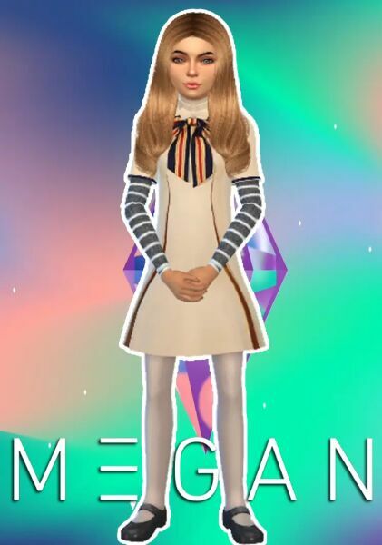 M3Gan Costume Custom Dress By Mima Busowg 2 sims 4 cc m3gan costume custom dress by mima busowg 2