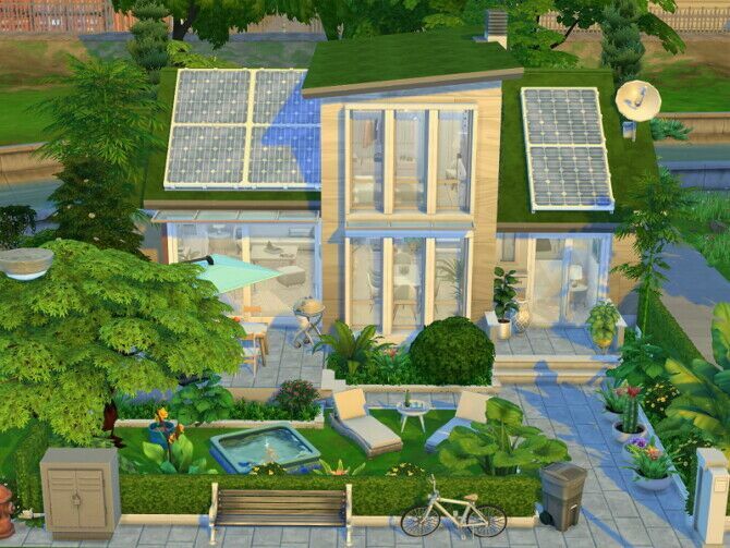 Modern ECO House By Flubs79 2 sims 4 cc modern eco house by flubs79 2