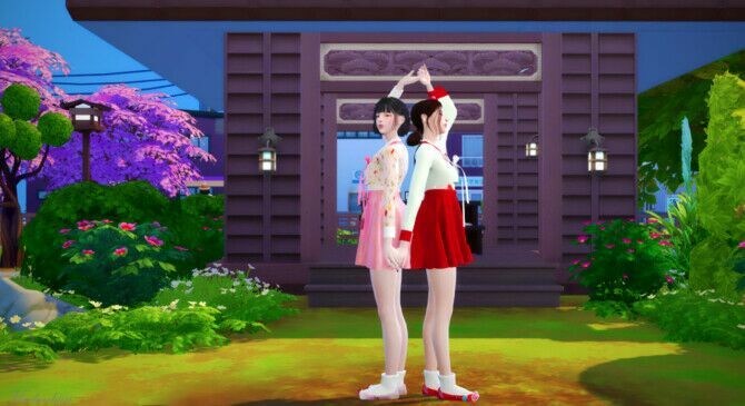 Modern Hanbok At Mochachiii 4 sims 4 cc modern hanbok at mochachiii 4