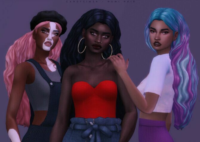 Nami Hair At Candy Sims 4 1 Nami Hair At Candy Sims 4 Sims 4 CC