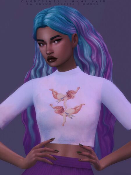 Nami Hair At Candy Sims 4 2 sims 4 cc nami hair at candy sims 4 4