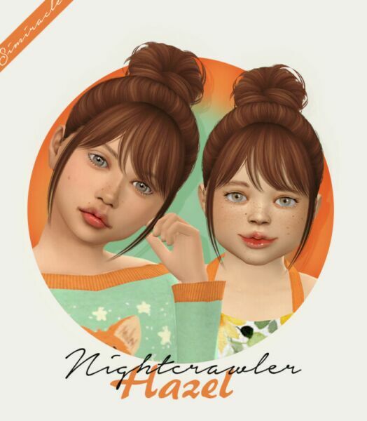 Nightcrawler Hazel Hair For Kids & Toddlers At Simiracle 1 Nightcrawler Hazel Hair For Kids & Toddlers At Simiracle Sims 4 CC