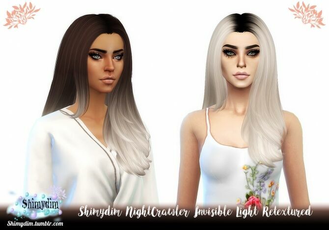 Nightcrawler Invisible Light Hair Retexture + Ombre + Darkroots At Shimydim Sims 1 Nightcrawler Invisible Light Hair Retexture + Ombre + Darkroots At Shimydim Sims Sims 4 CC