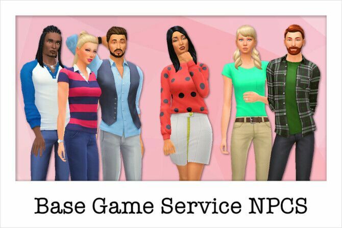 Npcs: Base Game Service Sims At Strenee Sims 1 Npcs: Base Game Service Sims At Strenee Sims Sims 4 CC