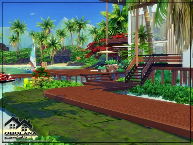 Oholana Home By Marychabb 3 sims 4 cc oholana home by marychabb 2