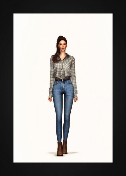 Oversized Pocket Shirt At Gorilla 4 sims 4 cc oversized pocket shirt at gorilla 2