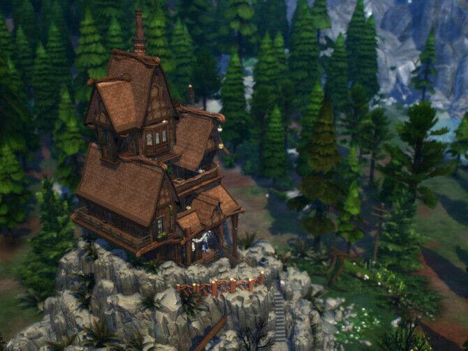 Owl’s Cliff By Virtualfairytales 3 sims 4 cc owls cliff by virtualfairytales 2